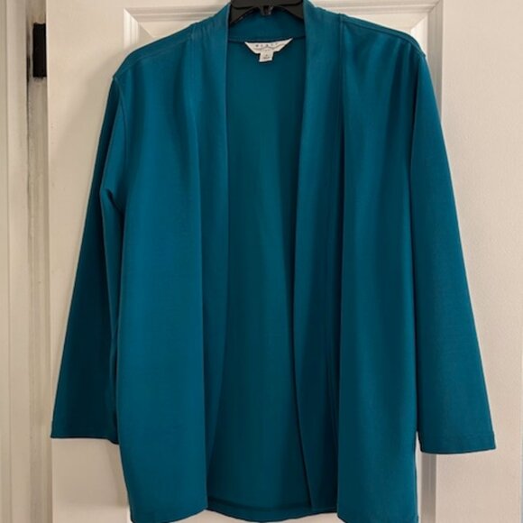 Blast Studio Teal Blazer Jacket, Size Medium - Picture 1 of 5